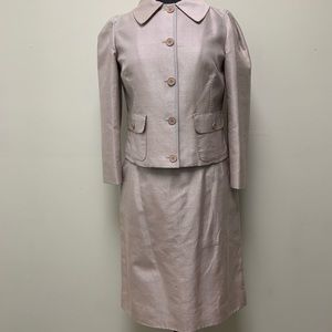 Dolce & Gabbana 2 piece suit, size 40, lavender and copper color